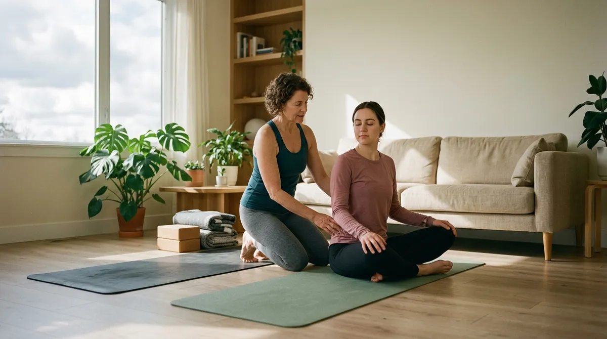 Cours de yoga particulier à domicile